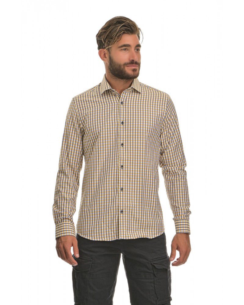 BRAND'S SHIRT YELLOW PLAID