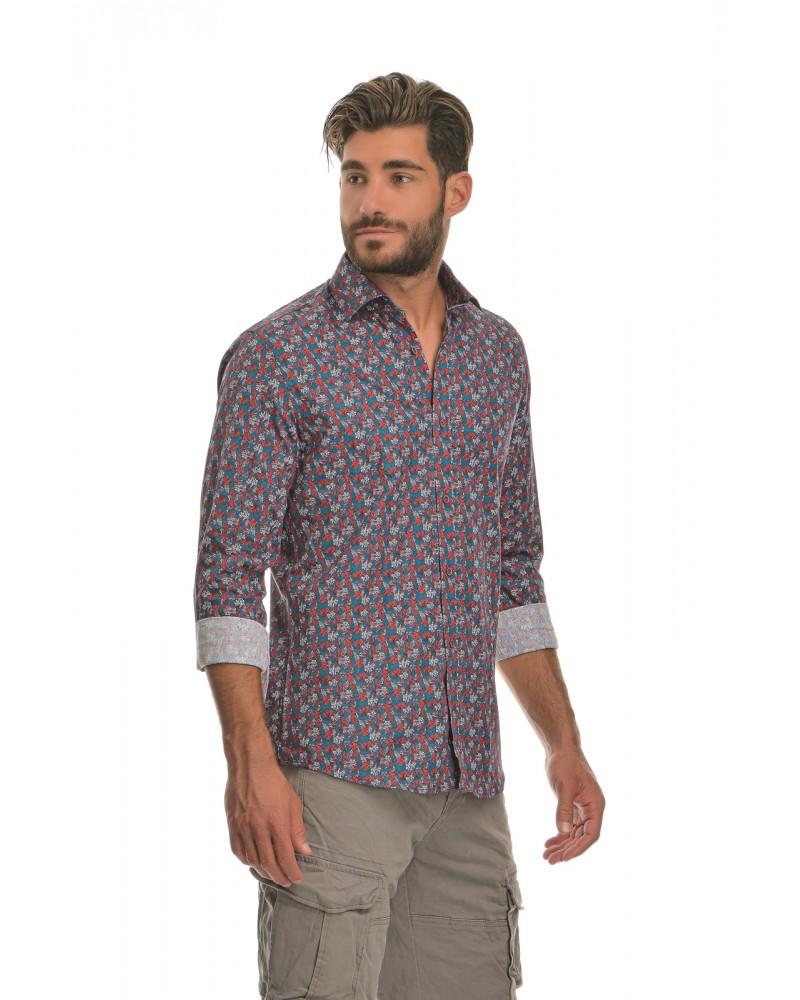 BRAND'S SHIRT RED FLOWERS