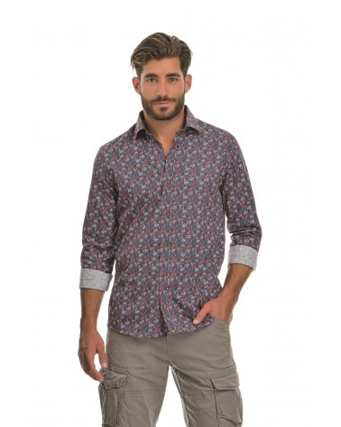 BRAND'S SHIRT RED FLOWERS