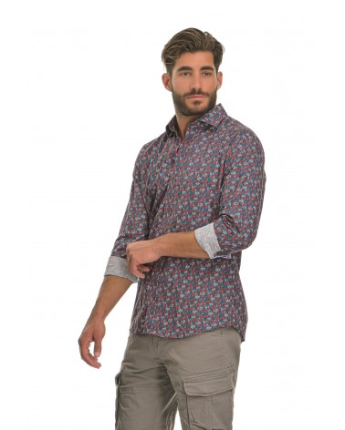 BRAND'S SHIRT RED FLOWERS