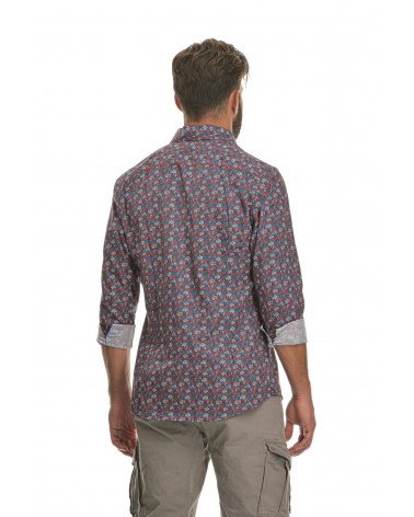 BRAND'S SHIRT RED FLOWERS