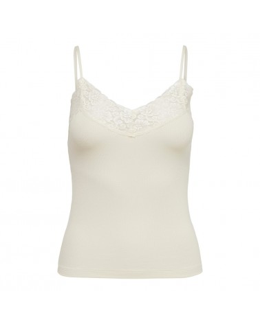 ONLY TOP ONLTILDE RIB LACE SINGLET 15203792