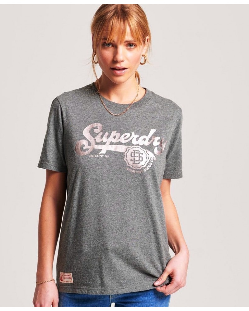 SUPERDRY TOP VINTAGE SCRIPT STYLE COOL TEE W1010793A