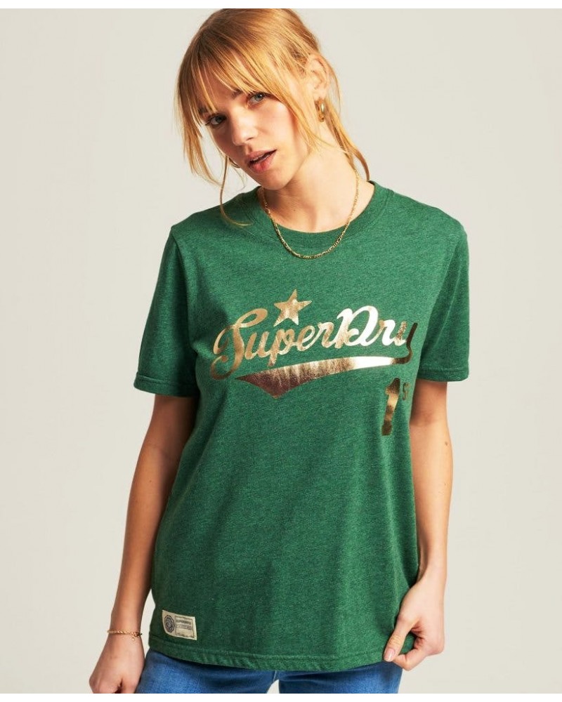 SUPERDRY TOP VINTAGE SCRIPT STYLE COOL TEE W1010793A