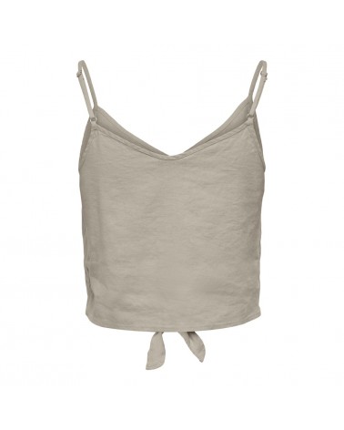 ONLY TOP ONLCARO STRAP LINEN BLEND KNOT 15255161