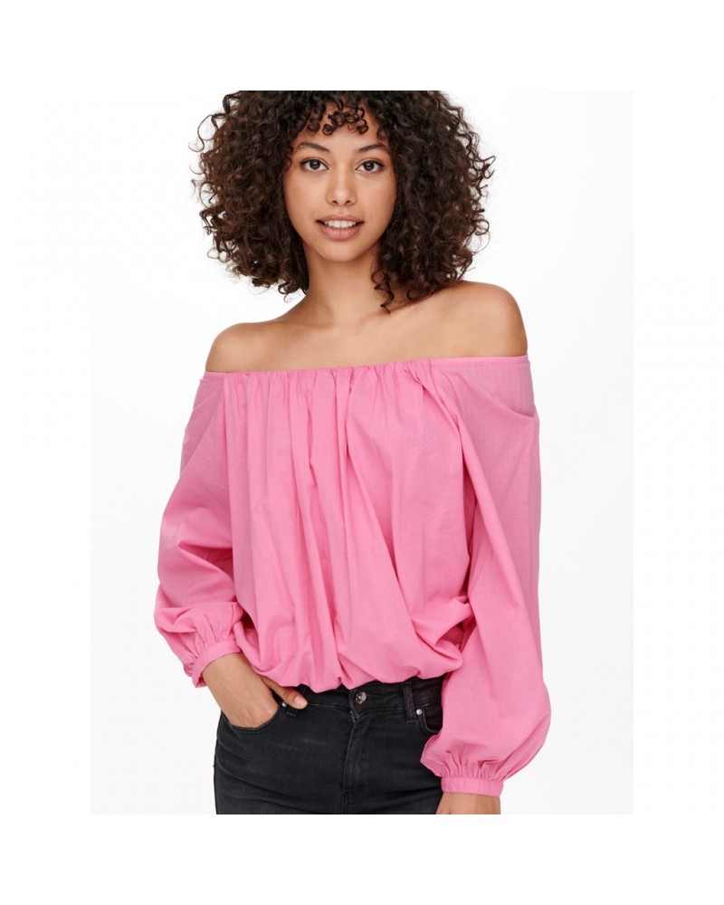 ONLY TOP ONLALLIE LS OFF SHOULDER 15256552