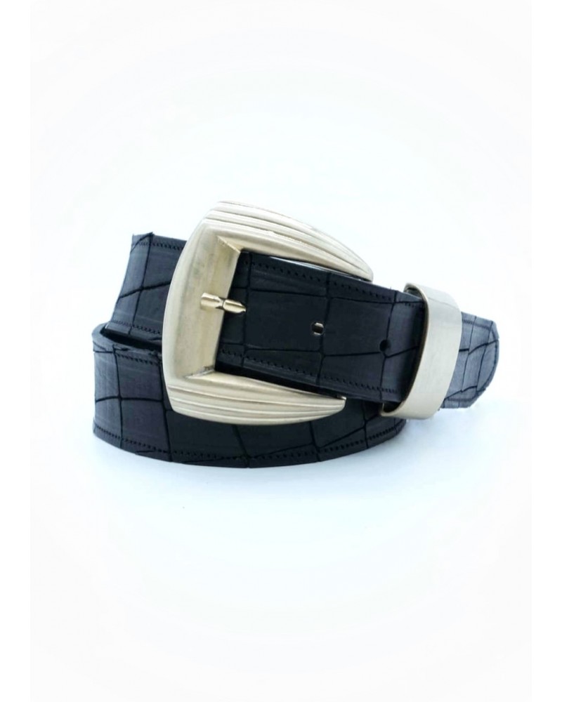 SALT&PEPPER BELT PATRICIA BLACK LEATHER