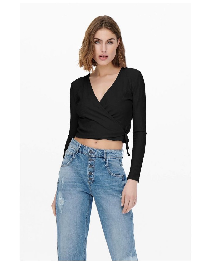 ONLY TOP ONLEMMA L/S TIE NOOS 15241065