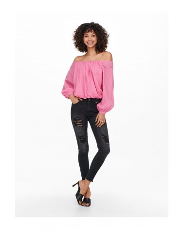 ONLY TOP ONLALLIE LS OFF SHOULDER 15256552