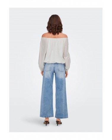 ONLY TOP ONLALLIE LS OFF SHOULDER 15256552