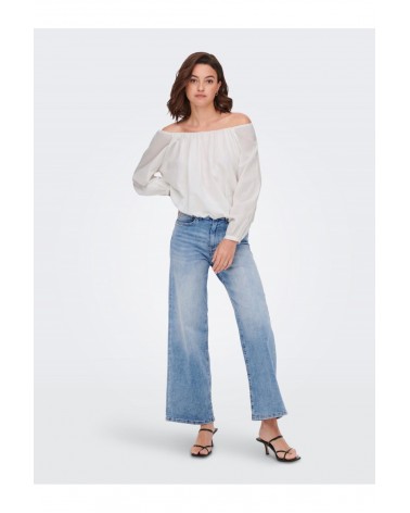ONLY TOP ONLALLIE LS OFF SHOULDER 15256552