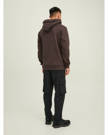 JACK&JONES JJHUGO FLOCK SWEAT HOOD 12211772