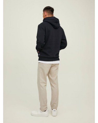 JACK&JONES JJHUGO FLOCK SWEAT HOOD 12211772