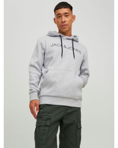 JACK&JONES JJHUGO FLOCK SWEAT HOOD 12211772