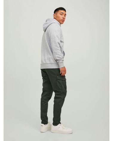 JACK&JONES JJHUGO FLOCK SWEAT HOOD 12211772