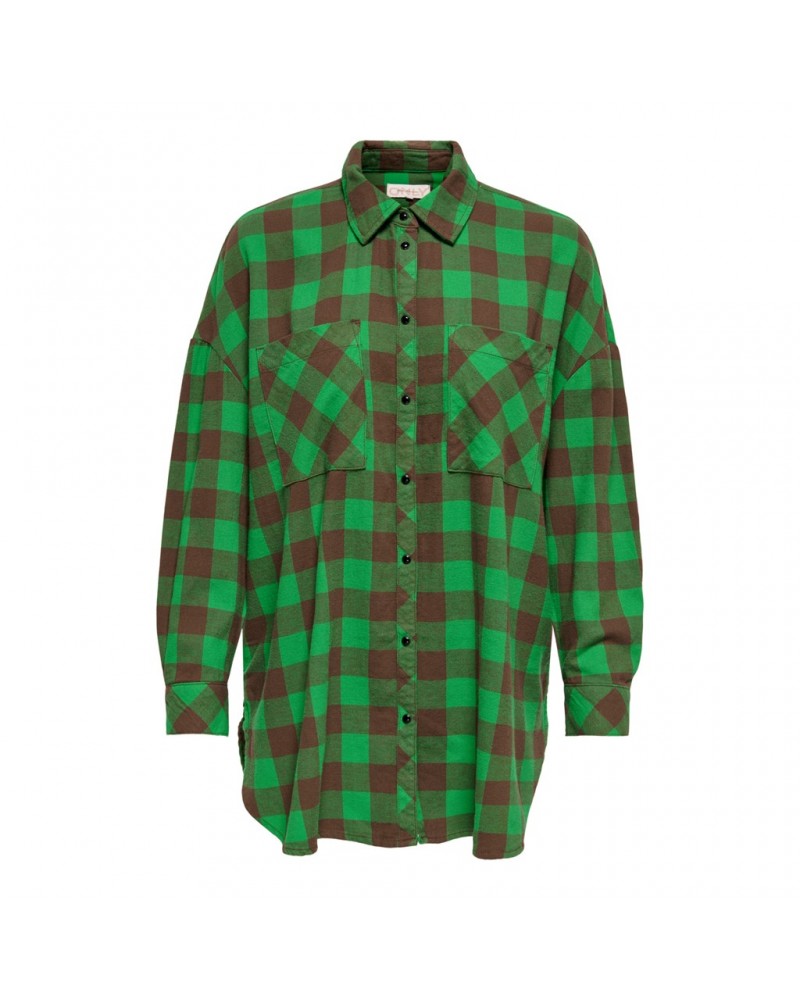 ONLY ONLKELLY ROCK IT LS LOOSE Y/D SHIRT WVN 15272320