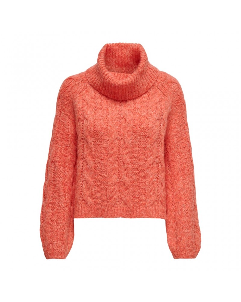 ONLYNEW CHUNKY L/S COWLNECK PULLOVER KNT 15268011