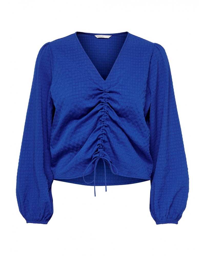 Only onlheidi l/s ruching top 15261197