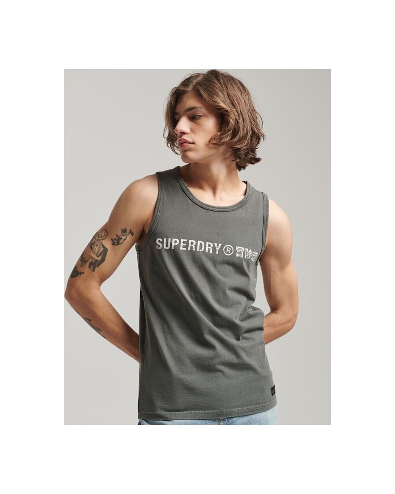 Superdry vintage corp logo vest M6010730A