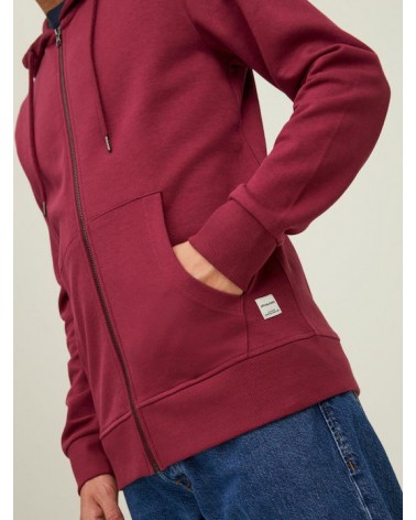 JACK&JONES HOODIE JJEBASIC SWEAT ZIP 12181901