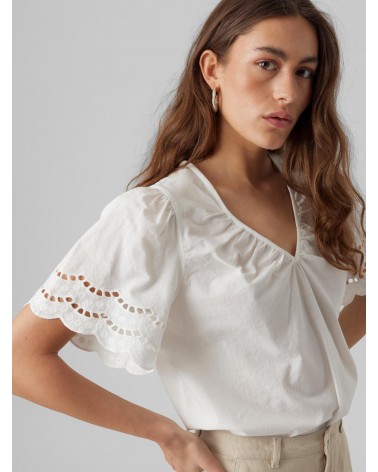 Veromoda vmsiv ss v-neck top 10287311
