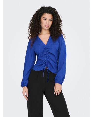 Only onlheidi l/s ruching top 15261197