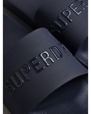Superdry code logo vegan pool slide MF310223A