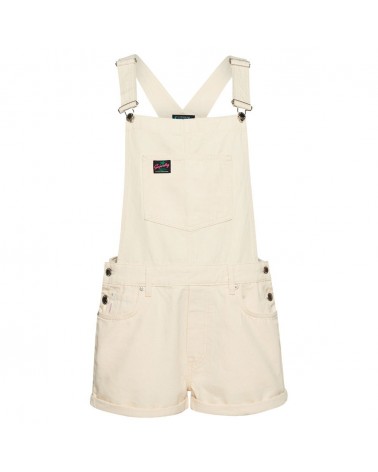 Superdry vintage canvas short dungaree W8011414A