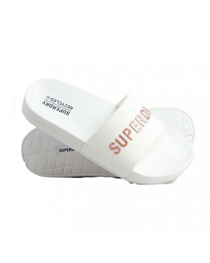 Superdry code logo vegan pool slide WF310185A