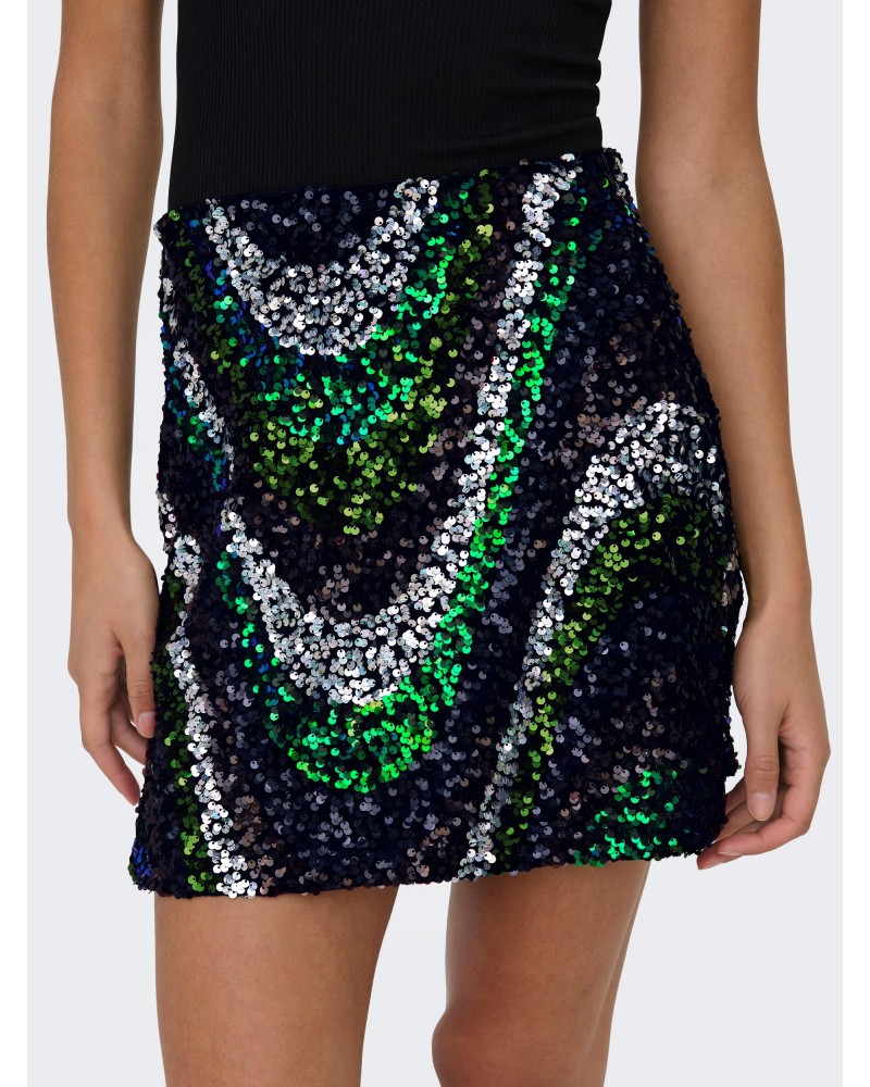 Only Onlsofie sequins skirt wvn 15308506