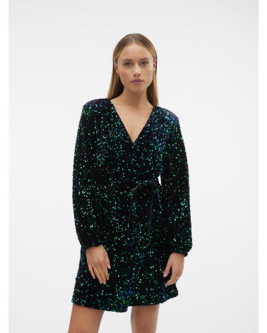 Vero Moda Vmbella ls wrap short dress 10298493