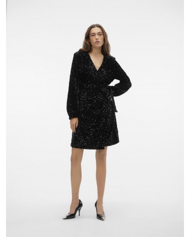 Vero Moda Vmbella ls wrap short dress 10298493