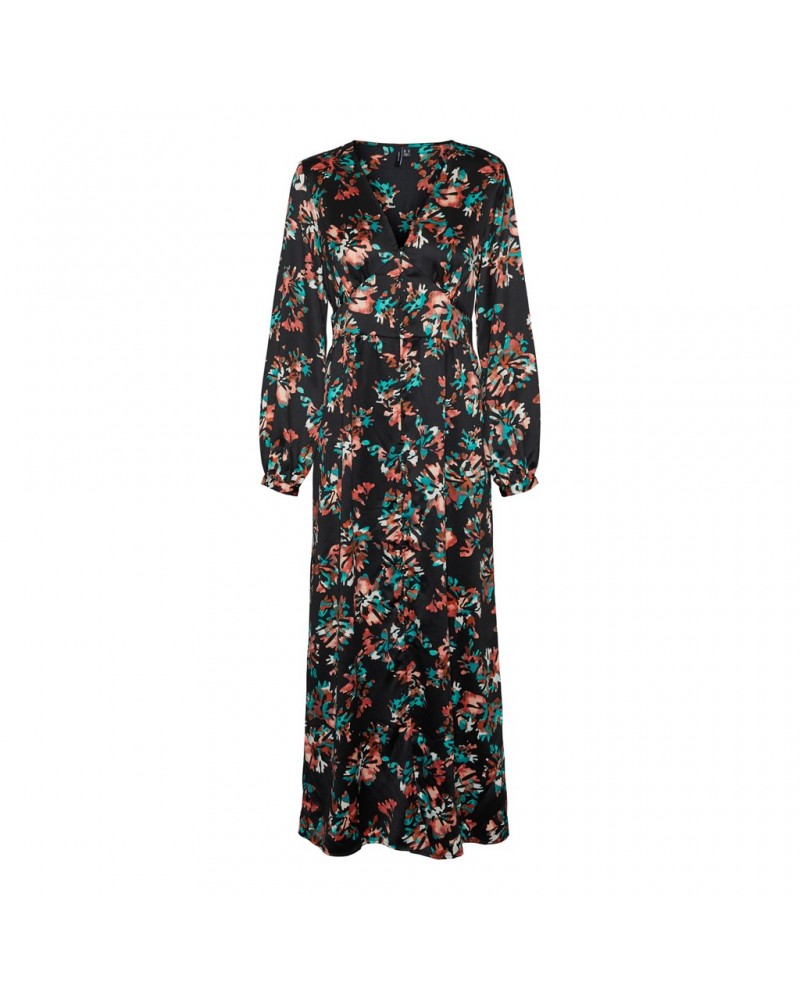 Veromoda vmcana l\s v-neck ankle dress wvn btq 10292816