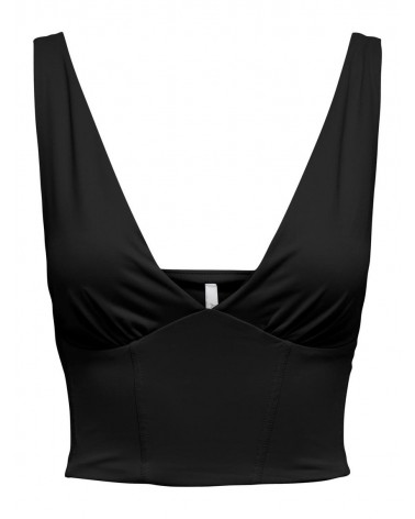 Only Onlea s/l deep v-neck top cs jrs 15293185
