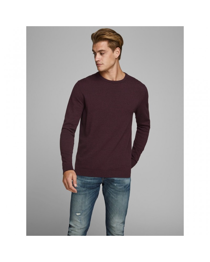 JACK&JONES JJEBASIC KNIT CREW NECK 12137190