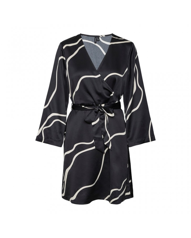 Veromoda vmmerle 7/8 short wrap dress wvn exp 10305319