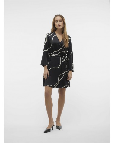 Veromoda vmmerle 7/8 short wrap dress wvn exp 10305319