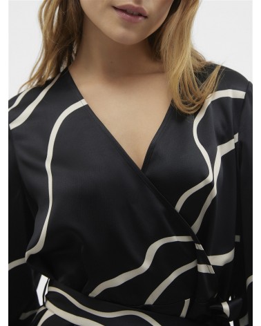 Veromoda vmmerle 7/8 short wrap dress wvn exp 10305319