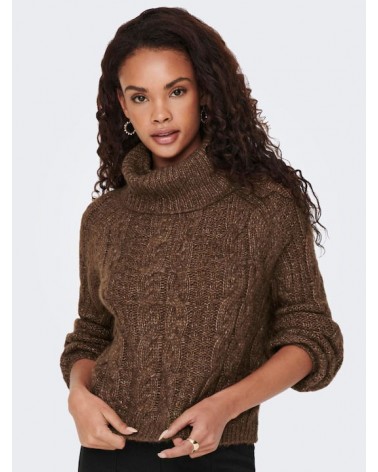 ONLYNEW CHUNKY L/S COWLNECK PULLOVER KNT 15268011