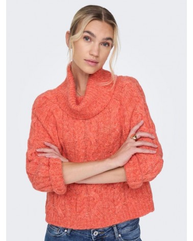 ONLYNEW CHUNKY L/S COWLNECK PULLOVER KNT 15268011
