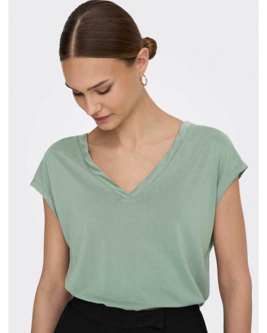 Only onlfree s/s modal v-neck top 15287041
