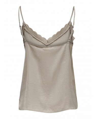 Only OnlLune debbie life lace mix singlet 15314412
