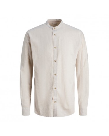 Jack&Jones JJEsummer band linen shirt ls sn 12248385