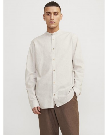 Jack&Jones JJEsummer band linen shirt ls sn 12248385