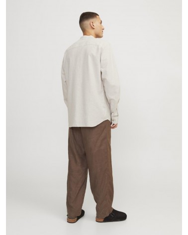 Jack&Jones JJEsummer band linen shirt ls sn 12248385