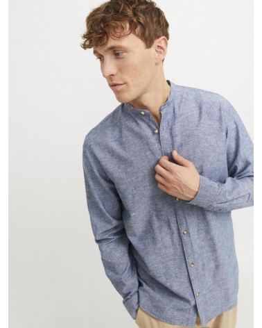 Jack&Jones JJEsummer band linen shirt ls sn 12248385