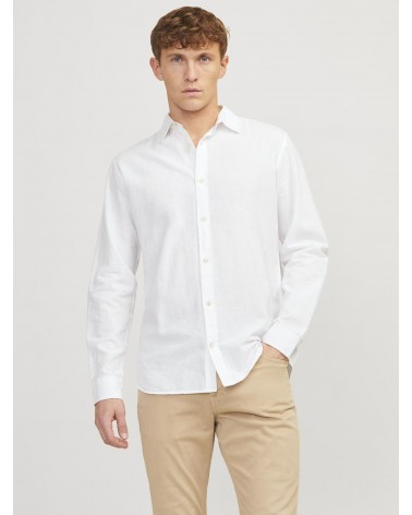 Jack&Jones JJEsummer linen shirt ls sn 12248384