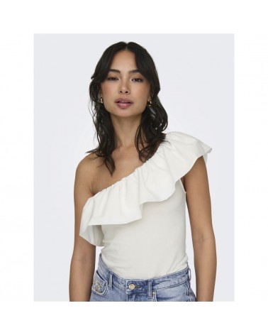 Only OnlSoffy one shoulder mix top jrs 15320339