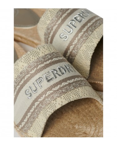 Superdry d3 sdry canv espadrille overlay slide WF310223A