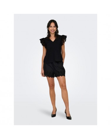 Only Onllou life emb s/s frill top ptm 15313171